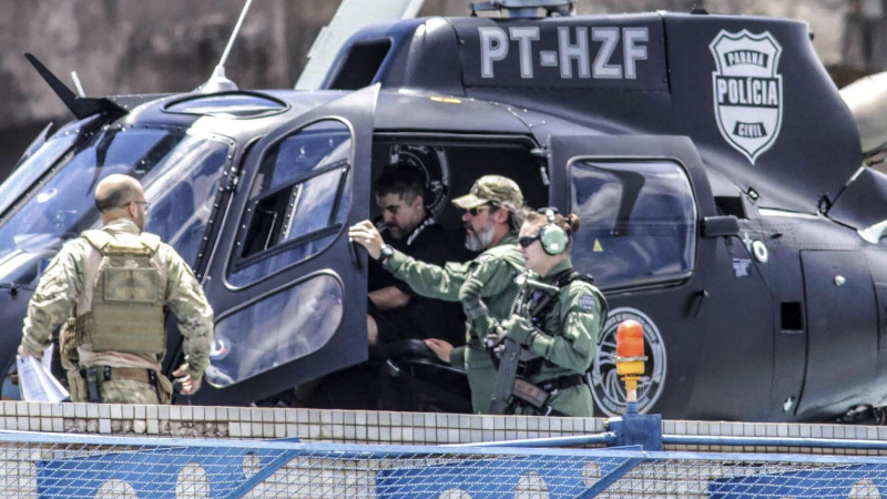 El narcotraficante que asesinó a una joven en prisión es devuelto a Brasil