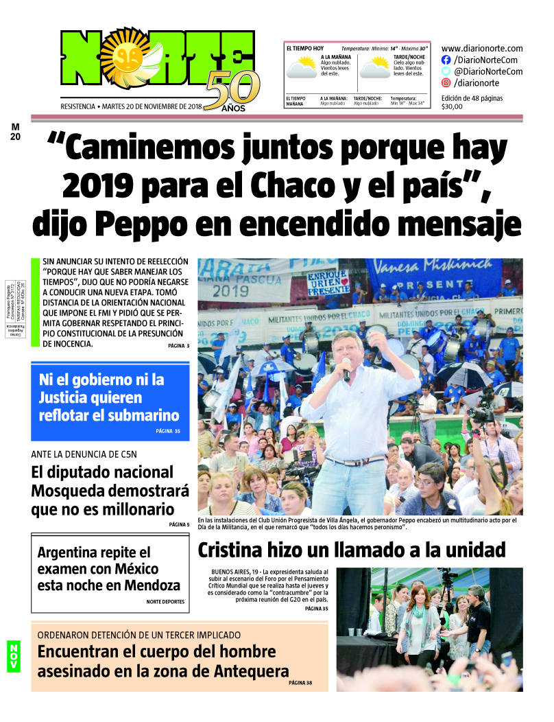 Edición del 20.11.18