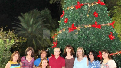 Sáenz Peña encendió las luces del Árbol de Navidad