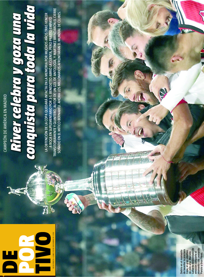 River celebra y goza una conquista para toda la vida