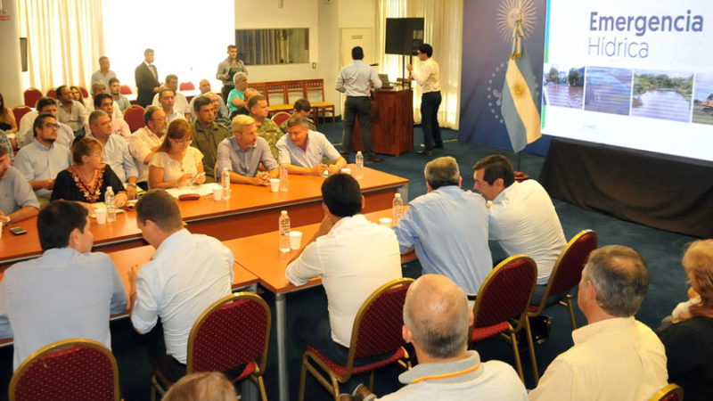 Primera respuesta de Frigerio: 50 millones de ATN y apoyo del presidente a la emergencia