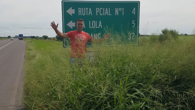Batistuta: “Corten el pasto, por la seguridad de todos”