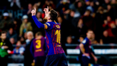 La Liga: Barcelona rescató un empate con doblete de Messi
