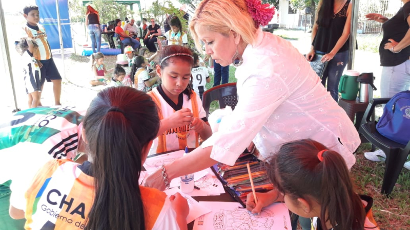 El gobierno presente en las actividades barriales “Chau Vacaciones”