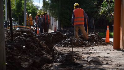 En Sáenz Peña iniciaron las primeras instalaciones de redes domiciliarias de gas