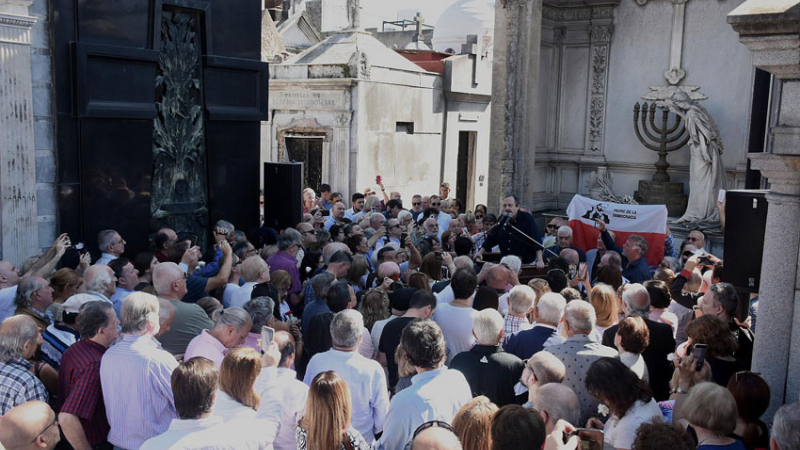 Emotivo homenaje a Alfonsín a diez años de su desaparición