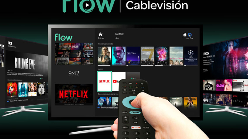 Cablevisión Flow integra a Netflix en su plataforma de entretenimiento