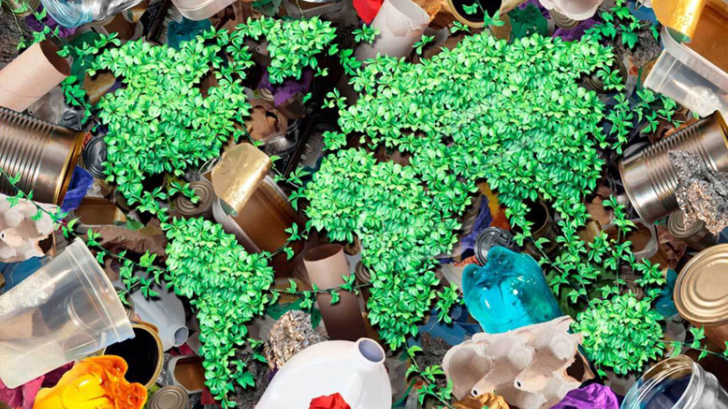 Pagar el transporte público con botellas de plástico