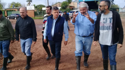 Peppo recorre la ciudad de San Bernardo