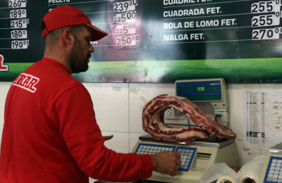 Costilla, vacío y matambre a $149 el kilo en una carnicería de Resistencia