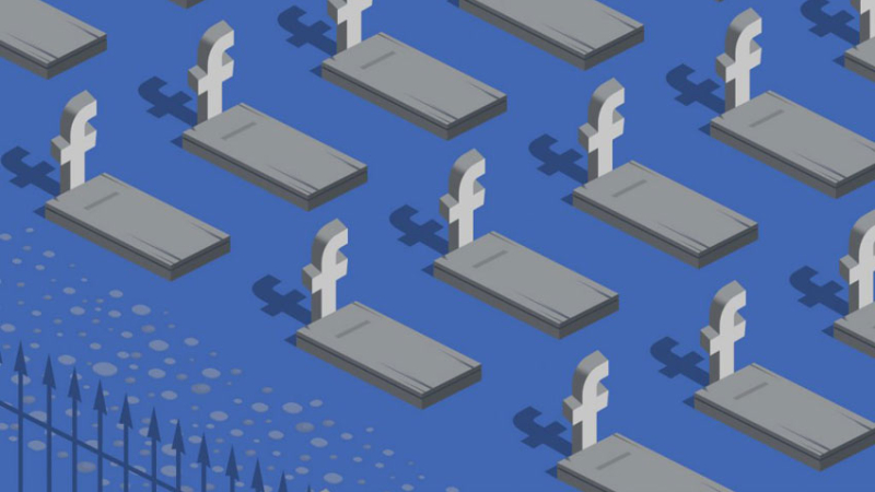 “¿Los muertos están tomando el control de Facebook?”