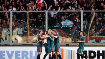 El argentino Nicolás Tagliafico hizo un gol en la consagración del Ajax en la liga de Holanda