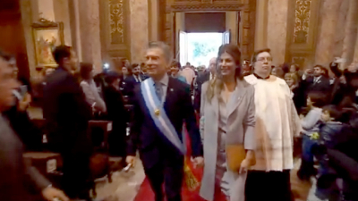 Macri participa del Tedeum por el aniversario de la Revolución de Mayo