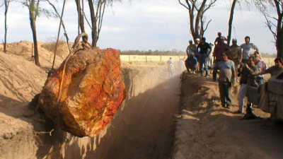 Desde 2015 hay 215 meteoritos en el patio de una comisaría