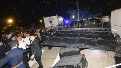 Un lesionado en el acto de la Policía del Chaco