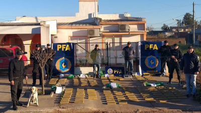 Un detenido y casi 200 kilos de marihuana incautada en Charata