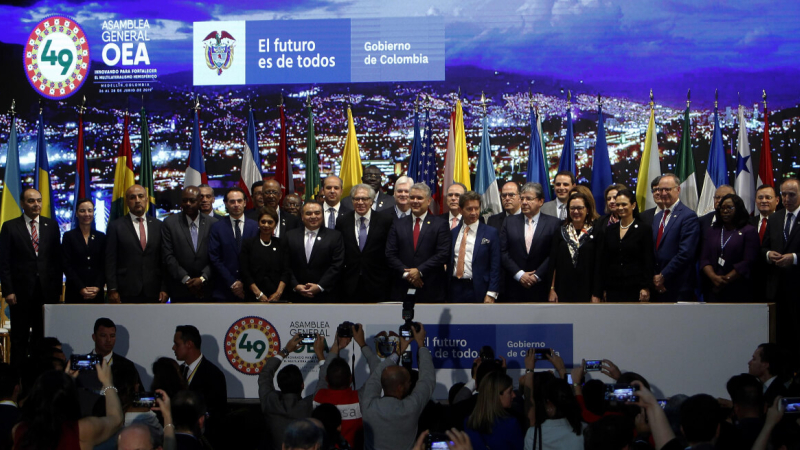 Uruguay se retiró de la Asamblea General de la OEA