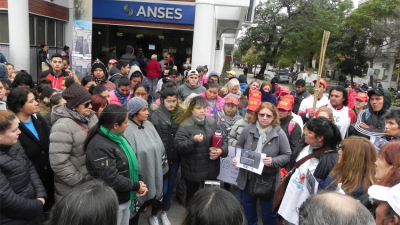 La jornada de protesta en Anses también se vivió en Resistencia