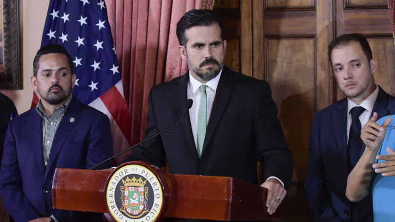 Ricardo Rosselló anunció su renuncia a la gobernación de Puerto Rico