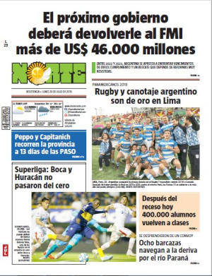 Edicion del 29-07-2019