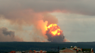 Explotó un depósito de municiones en Rusia: hay heridos