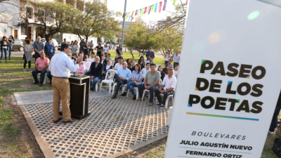 El Paseo de los Poetas, un merecido homenaje a los hacedores chaqueños