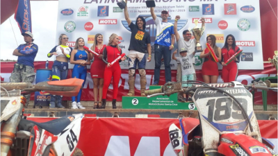 David Sona, subcampeón del Campeonato Latinoamericano Motocross