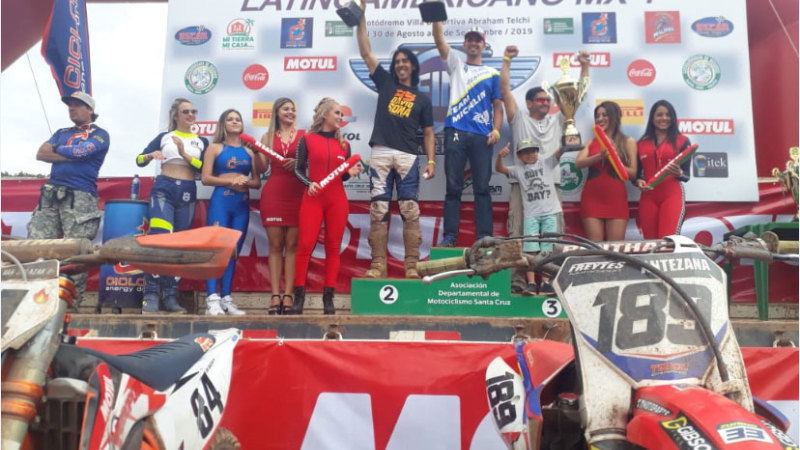 David Sona, subcampeón del Campeonato Latinoamericano Motocross