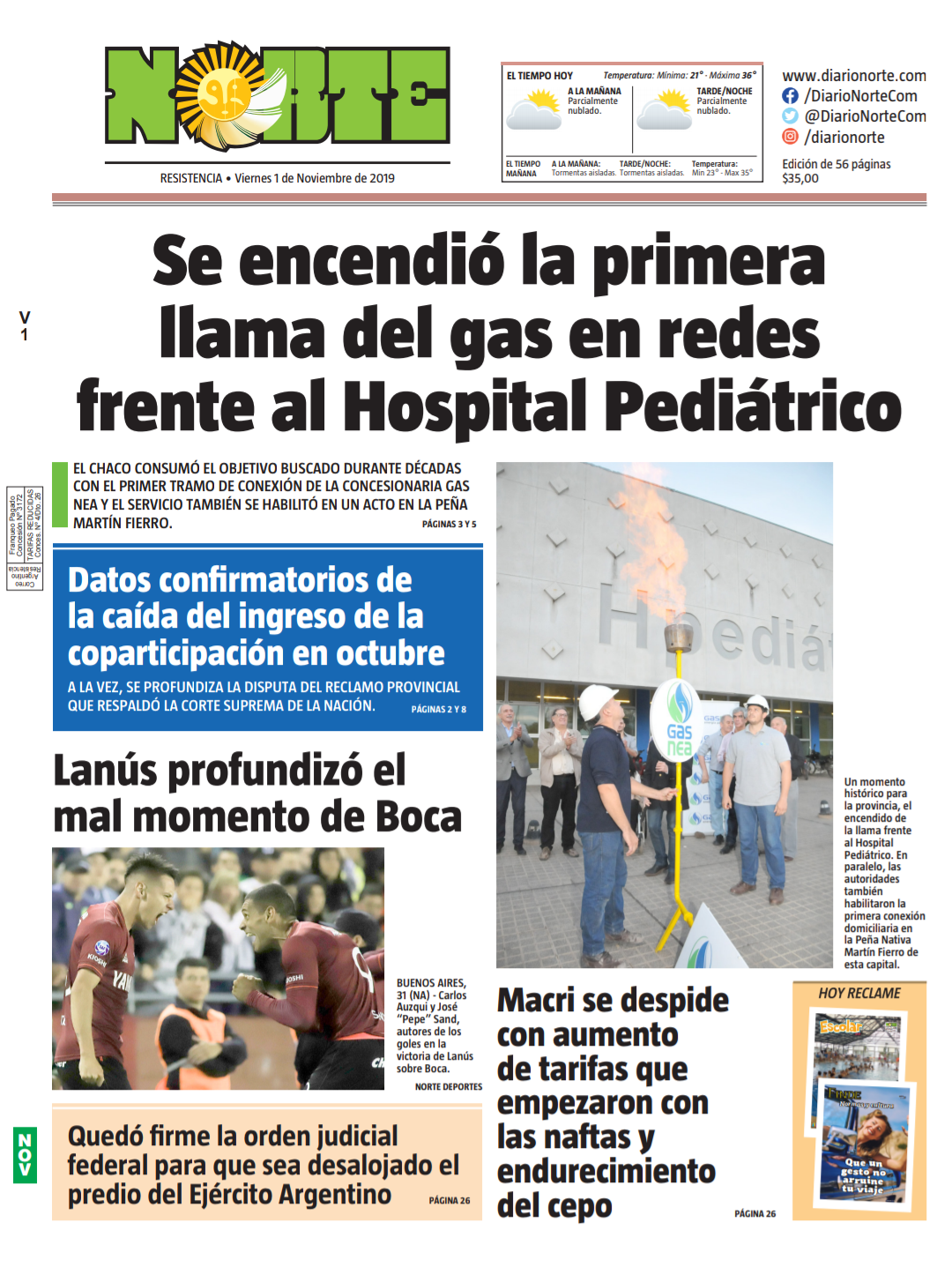 Edicion del 01-11-2019