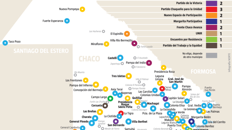 El nuevo mapa electoral de la provincia