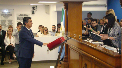 Capitanich juró como gobernador del Chaco
