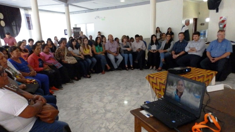 Castelli fue sede del primera Expo Turismo Comunitario