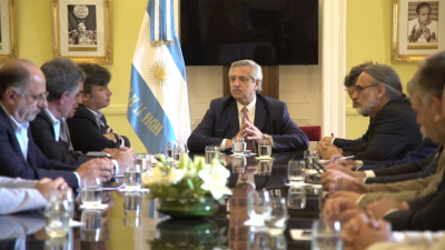 Alberto recibió a la Mesa de Enlace y se comprometió a segmentar las retencionespensión