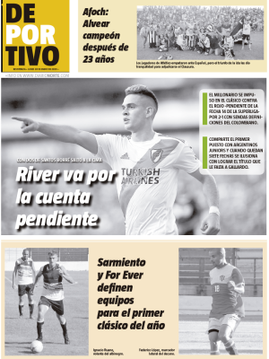 River va por la cuenta pendiente