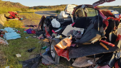 Cinco muertos en siniestro vial en el camino de Altas Cumbres