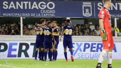 Boca fue puro gol en Santiago del Estero