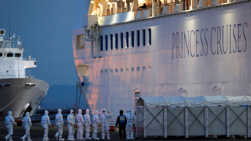 Fallecieron dos pasajeros del crucero Diamond Princess contagiados de coronavirus