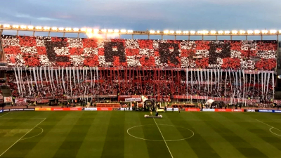 Los hinchas de River preparan un mosaico monumental