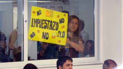 Los proyectos contra el impuestazo pasaron a comisión de Hacienda