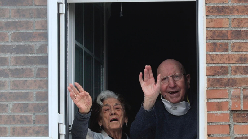 El matrimonio de 88 años que superó unido el virus