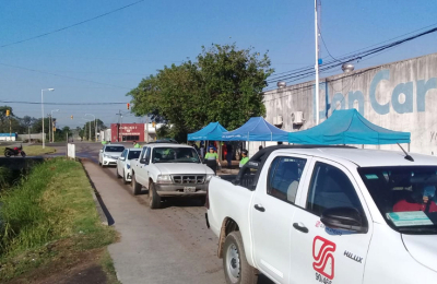 Mucho movimiento en los accesos a Sáenz Peña