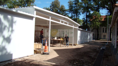 Ultiman detalles para inaugurar el hospital modular en el Perrando