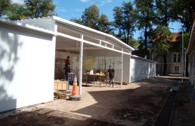 Ultiman detalles para inaugurar el hospital modular en el Perrando