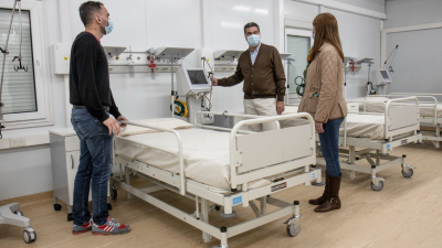 Covid-19: inauguraron el Hospital Modular del Perrando