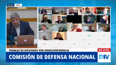 Rossi y funcionarios de las Fuerzas Armadas informaron sobre el operativo de ayuda humanitaria ante la pandemia