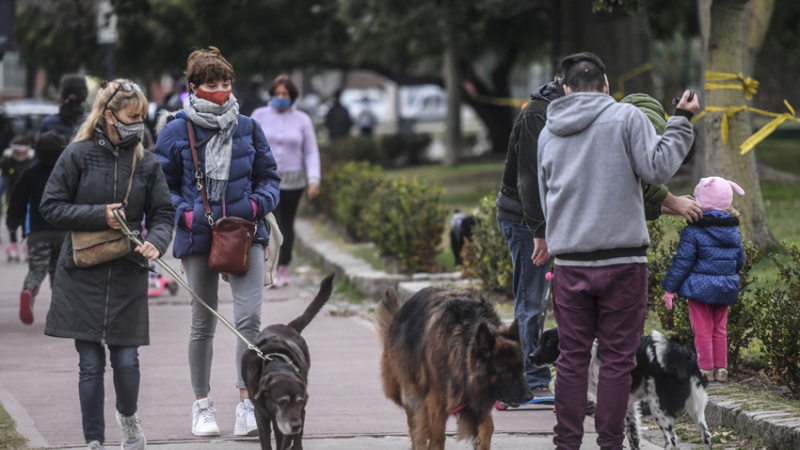 Descenso de contagios: 1634 nuevos casos y 14 muertos por covid 19 en el país