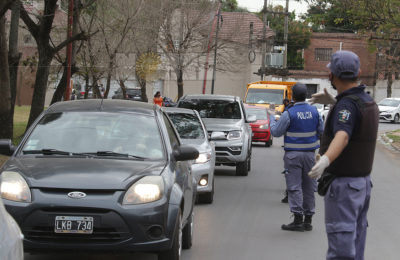 Caos en los accesos y mayor circulación en el microcentro