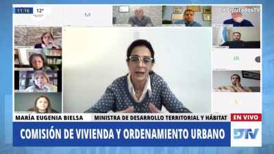 La ministra Bielsa brindó detalles del programa Federal Argentina Construye, en Diputados