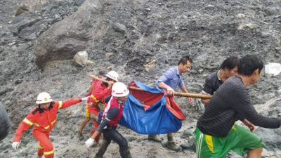 Se derrumbó una mina en Myanmar: al menos 120 muertos