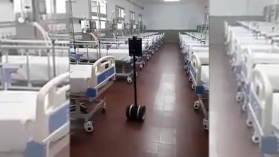 Corrientes sumó un robot enfermero a su hospital de campaña para coronavirus
